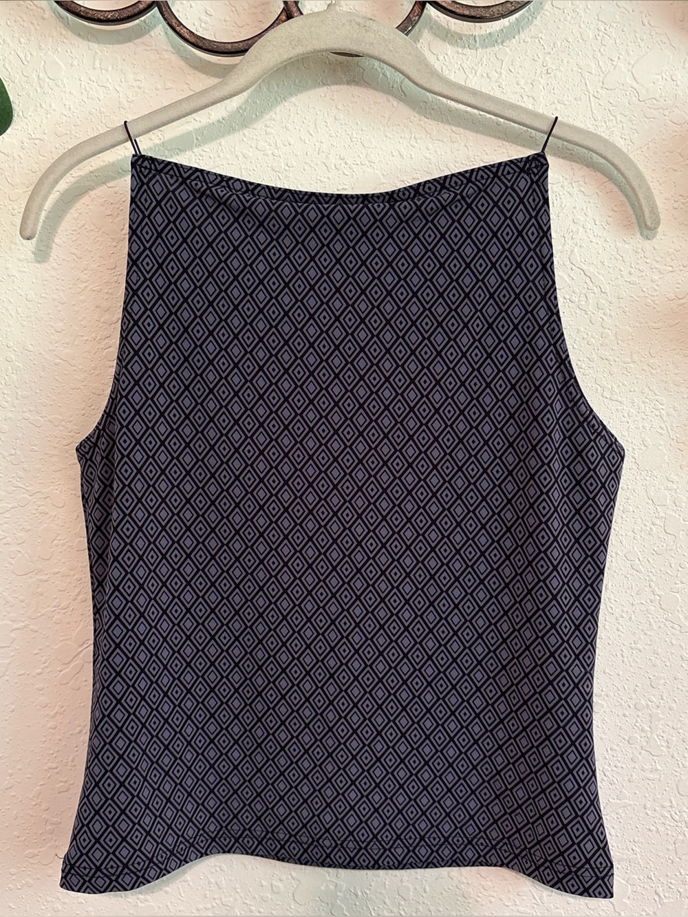 Vintage 90s Express Square-Neck Rhinestone Tank Top ✨ - Picture 5 of 6